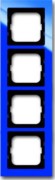 Rahmen 4-fach blau 1724-288 