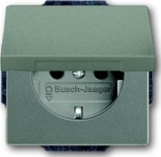 SCHUKO(R) Steckdosen-Eins. m. Klappdeckel mete 20 EUK-803 