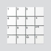 Codeschloss-Modul weiss COM 611-02 W 