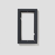 Kombirahmen alu/anthrazitgrau KR 611-2/1-0 AG 