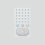 Freisprechtelefon aus Kunststoff AFS 870-0 W 