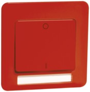 Wippe 2pol. rot Beschriftungsfeld D 81.642.36 NA 