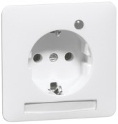 Steckdose SCHUKO reinweiß Beschriftungsf. LED H80.6511.02SINALED/4 