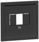 Abdeckung Telefon-Ste ckdose schwarz D 20.610.193 TDO 