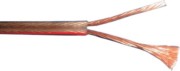 Lautsprecherleitung trans/rot LSP 2x1,50(hfl) S100 