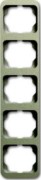 Rahmen 5-fach palladium, senkr. 1735-260 