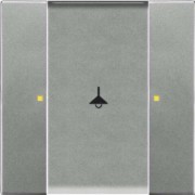 Bedienelement 1/2-fach graumetallic 6125/02-803-500 