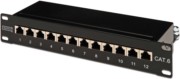 DIGITUS Panel 10" Class E 12-Port LSA 1HE RAL9005 sw DN-91612S 