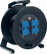 Spezialgummi-Kabeltrommel m. 4 Maschinendosen GT 310.MD4.50KG315 