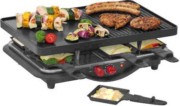 Raclette 1400W,8Pfännchen RC 28 sw/chr 