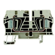 Durchgangsklemme 6qmm beige ZDU 6 