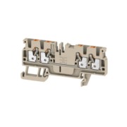 Durchgangsklemme 0,14-2,5 qmm, beige A4C 2.5 