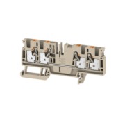 Durchgangsklemme 0,5-4,0 qmm, beige A4C 4 