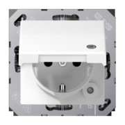 Wippe 1fach Duroplast, alpinweiß SPAS 591 WW 