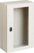 Wandschrank RAL 7035 400x400x200 Sichttür NSYS3D4420T 