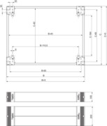 Sockel-Frontteil SF/SM 200x1600mm NSYSPF16200 