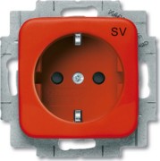 Steckdosen-Einsatz ZSV erh.berühr.Schutz,or 20 EUCKS-14-212-10 
