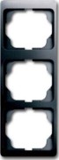 Rahmen 3-fach platin, senkr.,alpha 1733 KA-20 