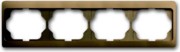 Rahmen 4-fach bronze, waager.alpha 1724 KA-21 