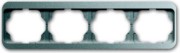 Rahmen 4-fach titan, waager.,alpha 1724-266 