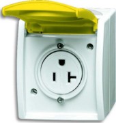 Busch-Nema-Steckdose,20 A 3016 EWN-54 