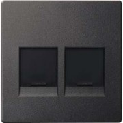 Zentralplatte 2f.anth für Modular-Jack MEG4562-0414 