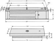 Flächenhaftmagnet kpl.mit Gegenplatte 828-------44F90 