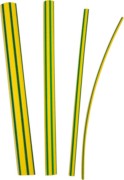 Warmschrumpfschlauch dünnw 9/3 mm, grün-gelb GTI 3000 gg 