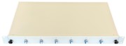 Spleissbox ausziehbar 19" 6x LCd OS2 BLAU 442304-06SA 