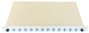 Spleissbox ausziehbar 19" 12x LCd OS2 BLAU 442304-12SA 