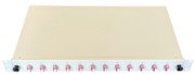 Spleissbox ausziehbar 19" 12x LCd OM4 PINK 443305-12SA 