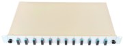 Spleissbox ausziehbar 19" 12xSCd OM3 AQUA 443705AQ-12SA 