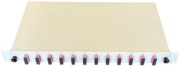 Spleissbox ausziehbar 19" 12x SCd OM4 PINK 443705VI-12SA 