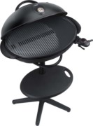 Barbecue-Säulengrill m.Windschutzhaube VG 350 BIG sw/si 