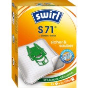 Swirl Staubbeutel für Siemens/Bosch S 71 EcoPor VE4 