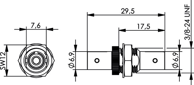 T-ST Kupplung MM+SM Einlochmontage 100007074 