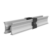 Innenverbinder sw eloxiert mit Träger Rail 40 86140-02 