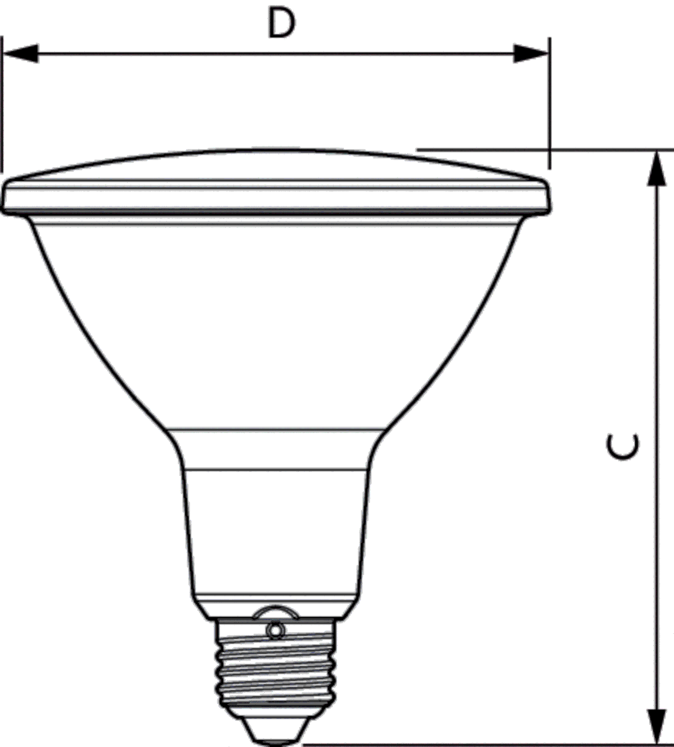 Philips Lighting LED-Reflektorlampe PAR38 927, 25Gr. CorLEDspot #44342600 