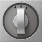 Abdeckung m.Knebel alu Jalousie, System55 066626 