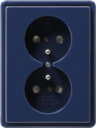Doppelsteckdose CEBEC bl S-Color 079546 