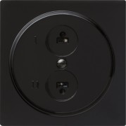Stereo-Steckdose sw S-Color 040247 