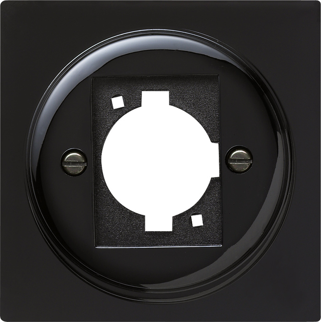 Zentralplatte XLR sw S-Color 026547 