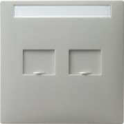 Abdeckung ModJack 2f. gr S-Color 066342 