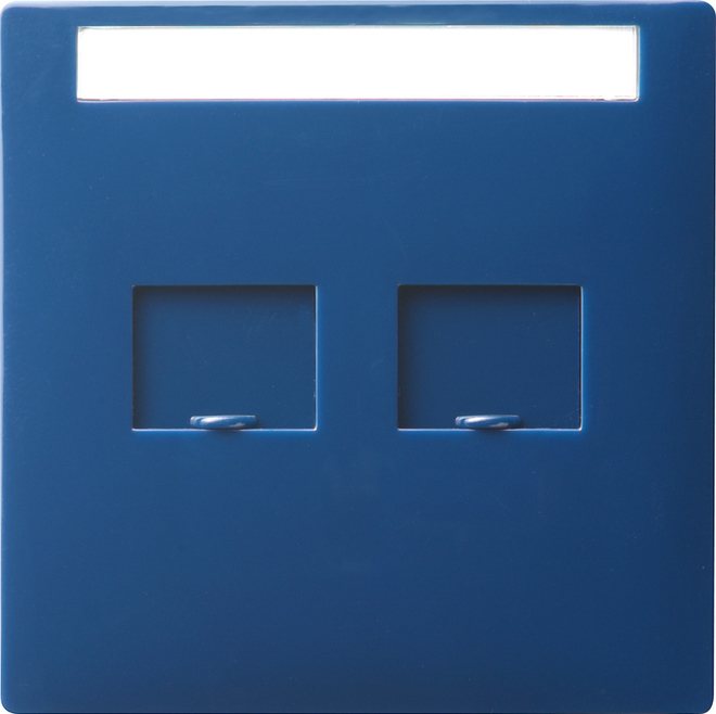 Abdeckung ModJack 2f. bl S-Color 066346 
