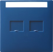 Abdeckung ModJack 2f. bl S-Color 066346 