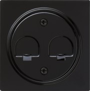 Abdeckung ModJack 2f. sw S-Color 066247 