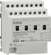 Schaltaktor 4fach REG KNX/EIB 16A C-Last 104500 