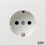Schuko-Steckdose rws/gl EDV 0458112 