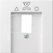 Anschlussdose System 55 reinweiß 026027 