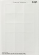 Beschriftungsboegen 52x52 Zubehör 287000 